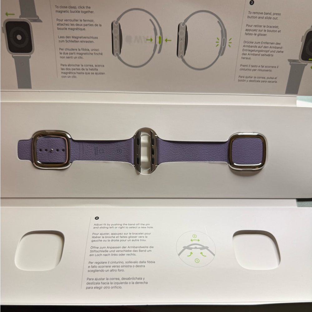 Apple Watch Modern Buckle Lilac 40mm Medium - Picture 5 of 7